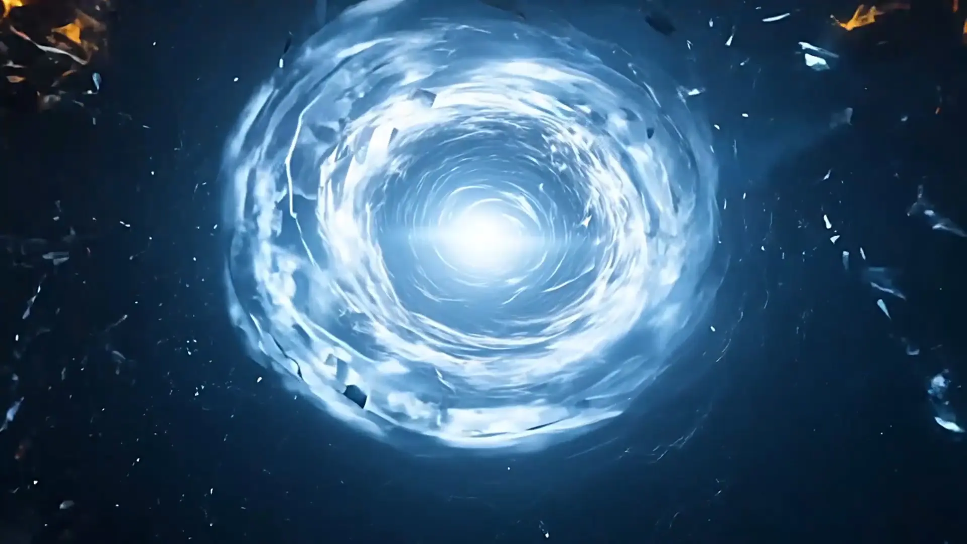 Elemental Spiral Explosion Dynamic Background for Logo Animation